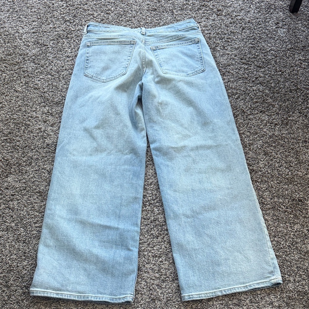 bp Light Blue Wide Leg Jeans